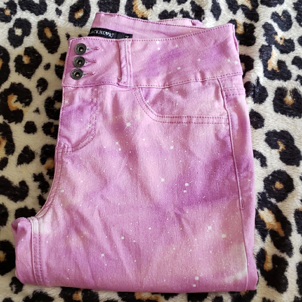 Blackheart pastel super skinny jeans